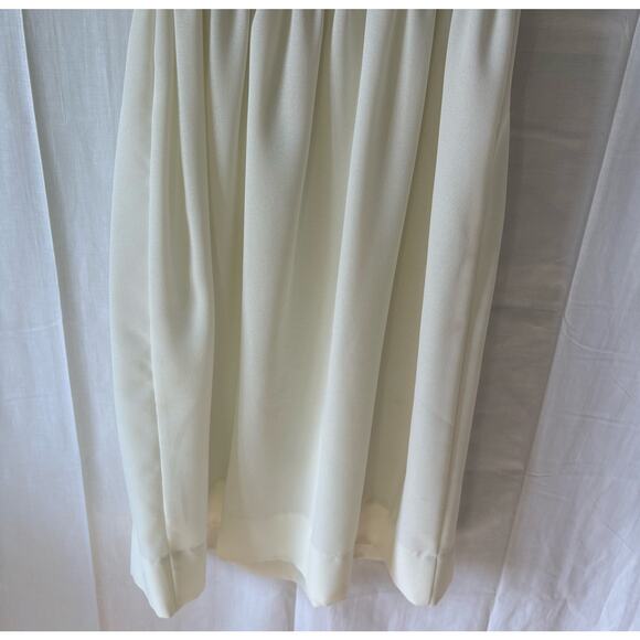 Jerell of Texas Vintage 70s Cream Lace Belted Dress Size 7 - Picture 8 of 8